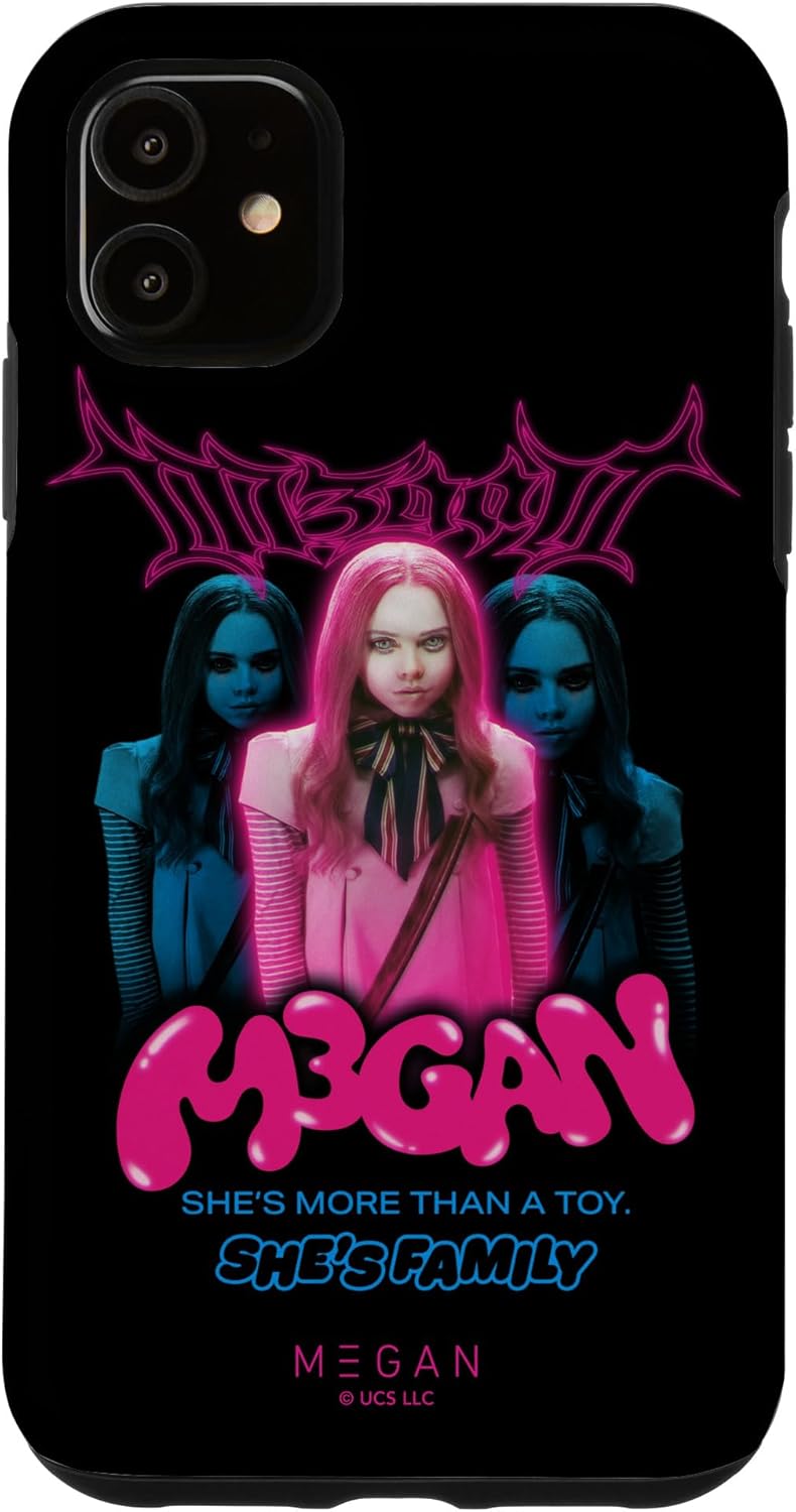 M3GAN She’s More Than A Toy Neon Gothic Style Case for iPhone 13