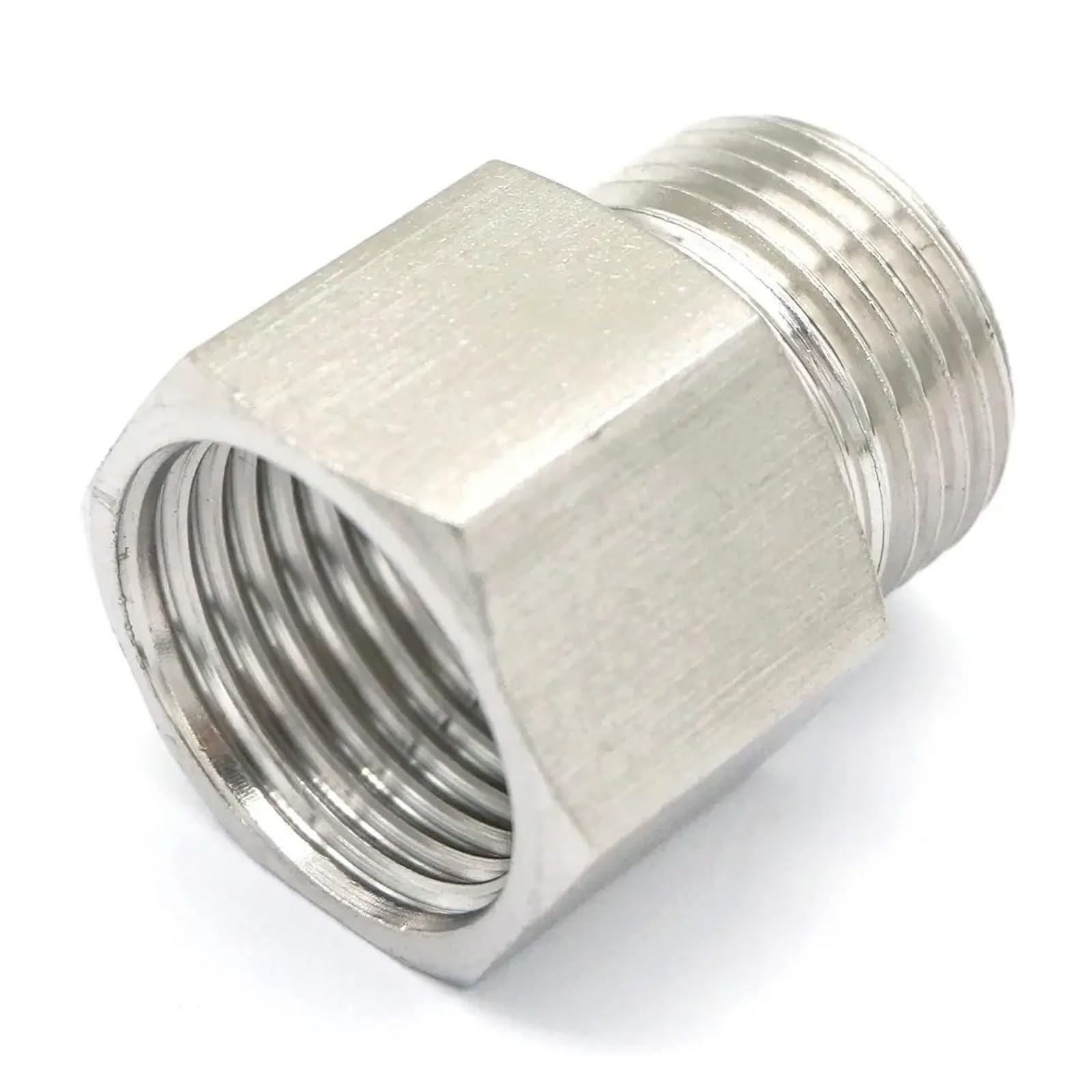 MQXFCZUX 1/2" BSPP Female to M20x1.5mm Metric Male Threaded 304 Stainless Steel Pipe Fitting 250bar MQXFCZUX