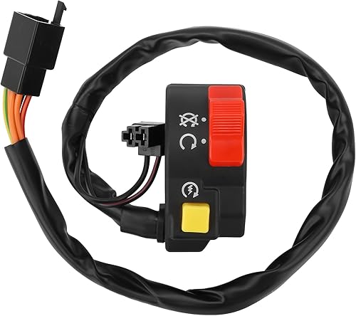 Interruptor de manillar de motocicleta derecho ATV Botón de arranque y parada para Suzuki DRZ400S DR-Z400S 2000-2009 MPN # 37200-13E30 37200-13E31