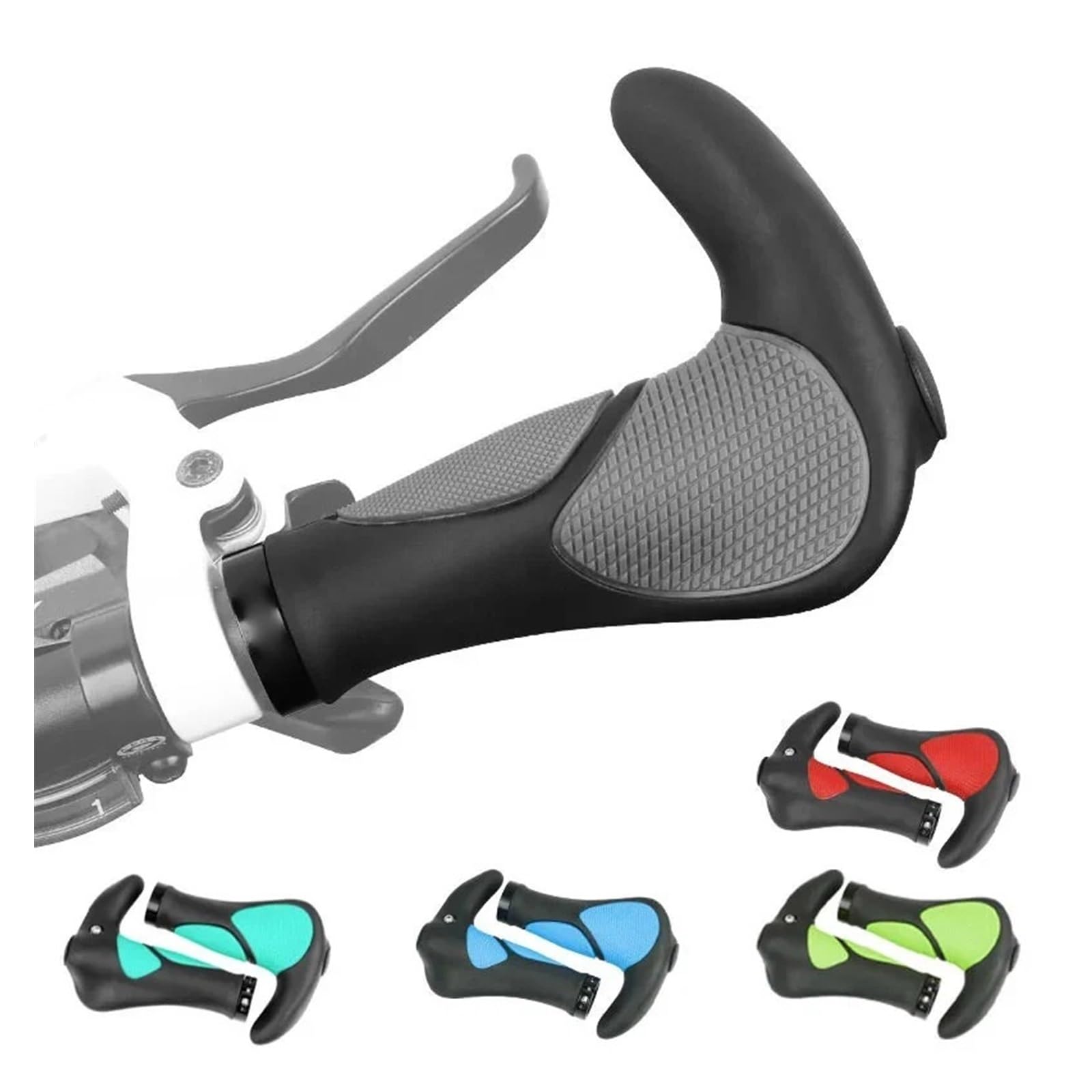 Uchwyty do uchwytów rowerowych Ergonomia kierownicy roweru Chwyty rowerowe Końcówki kierownicy Zatyczki Chwyty MTB Wygodne chwyty Części rowerowe Chwyty rączek rowerowych Ergonomiczne uchwyty rowerowe