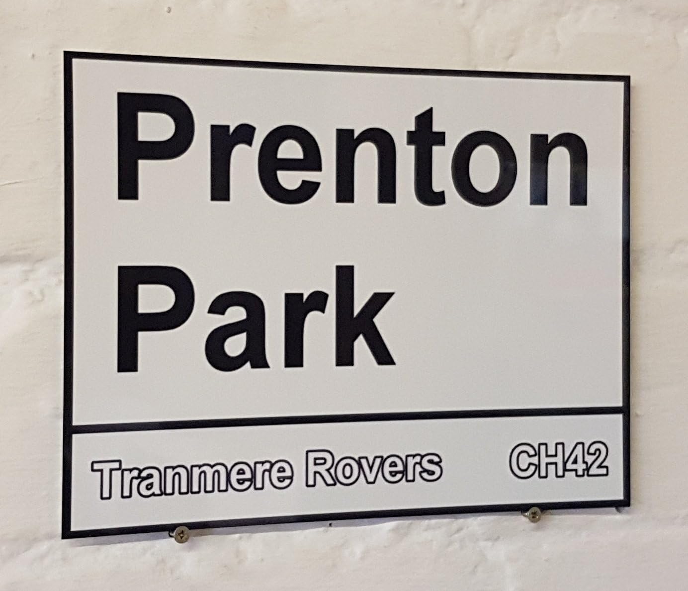New Metal Street Sign Tranmere Rovers Fc Prenton Park Street Sign 8X12 Inches