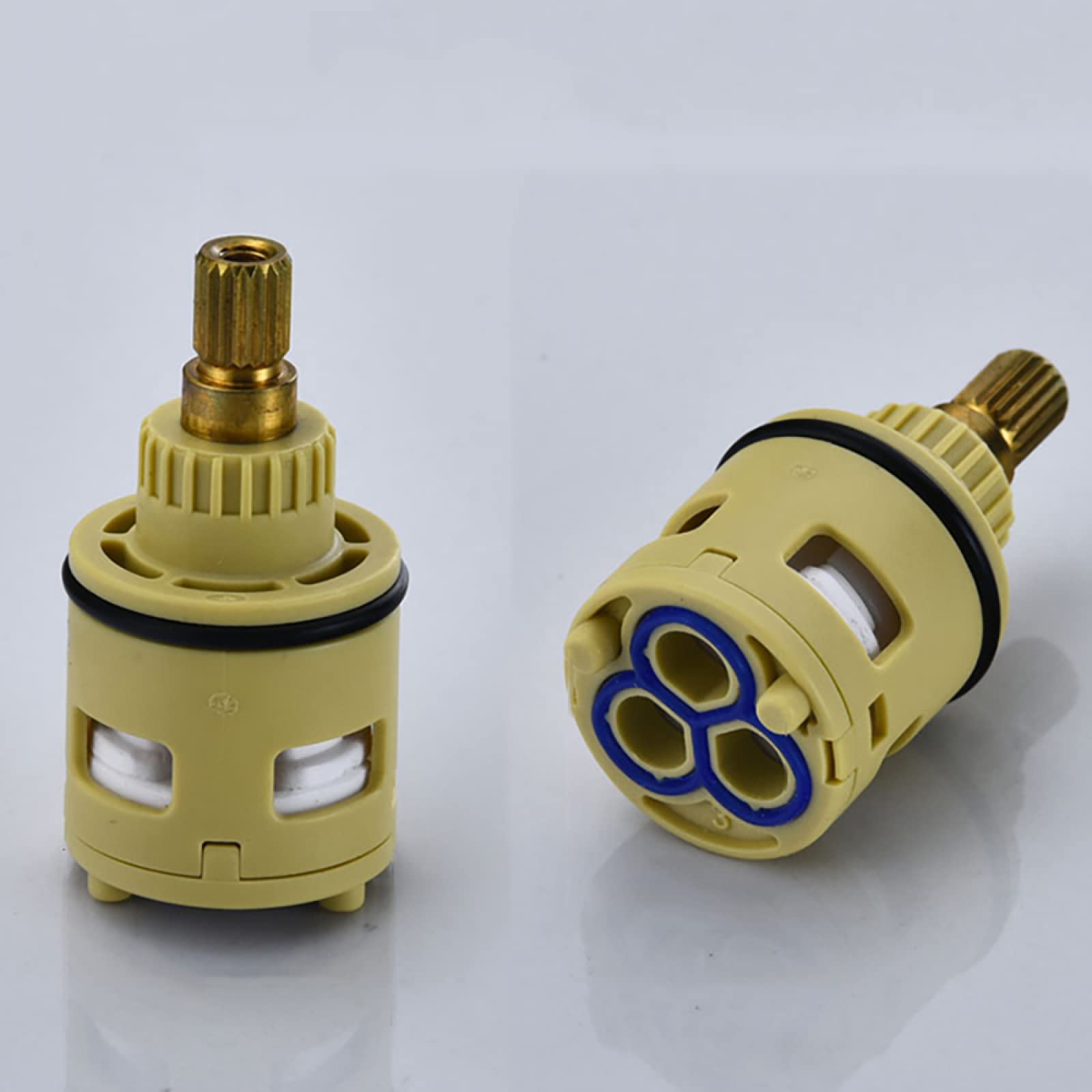 Faucet Cartridge Replacement 22/25/26/28/33/35/40mm Ceramic Disc Cartridge Faucet Water Mixer Tap Inner Control Kitchen Valve I-26MM(H 26mm)