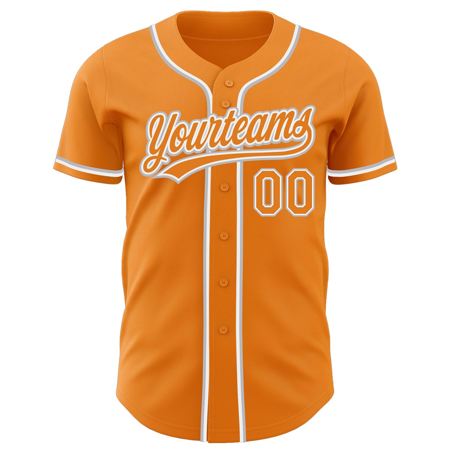 Generic Orange Gray Baseball Jersey Men Women Youth Kids, Custom Baseball Jerseys Printed Stitched Name Number Logo Baseball Uniform