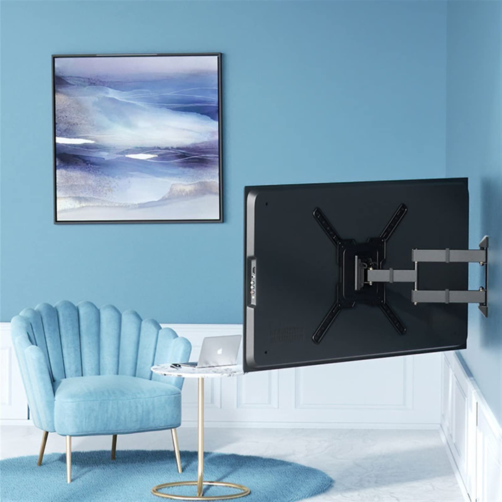 Supporto TV Montaggio a Parete TV Raccolto di Montaggio a casa LCD T. Vs Hanger Office Conference Room Telescopic Ruoting Universal TV Visualizza parentesi ''26-55''inch Staffa per TV