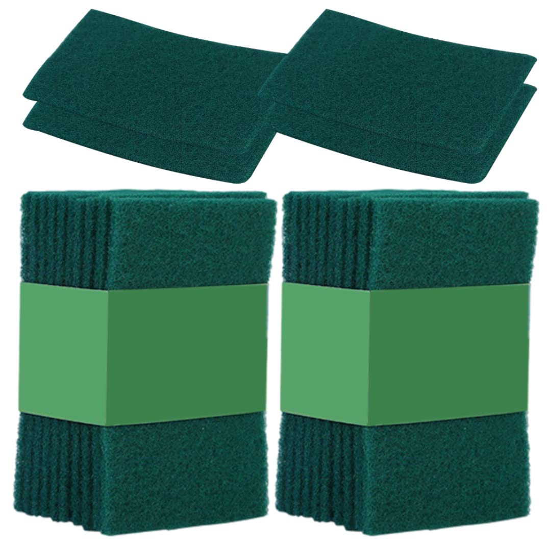 Syglawnd 24PCS Heavy Duty Scouring Pads Non Scratch Cleaning Sponge for Kitchen Dishwashing