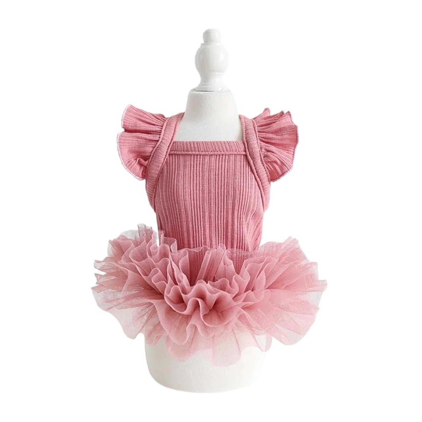 Robe d'épissure en maille pour chiens et chats - Jupe bouffante taille M