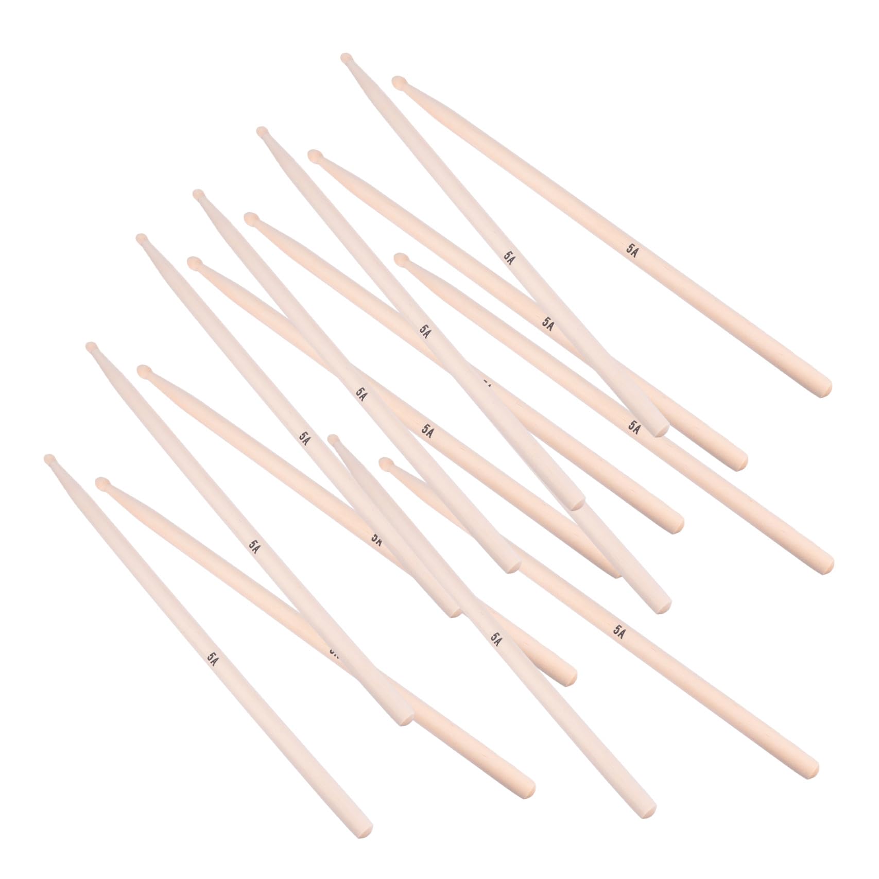 20 Stück Teiliges Ahornholz Drumsticks mit Glatter Oberfläche und Komfortablem Griff Professionelle Schlagzeugstöcke für Musiker Anfänger und Drum Liebhaber Langlebig und