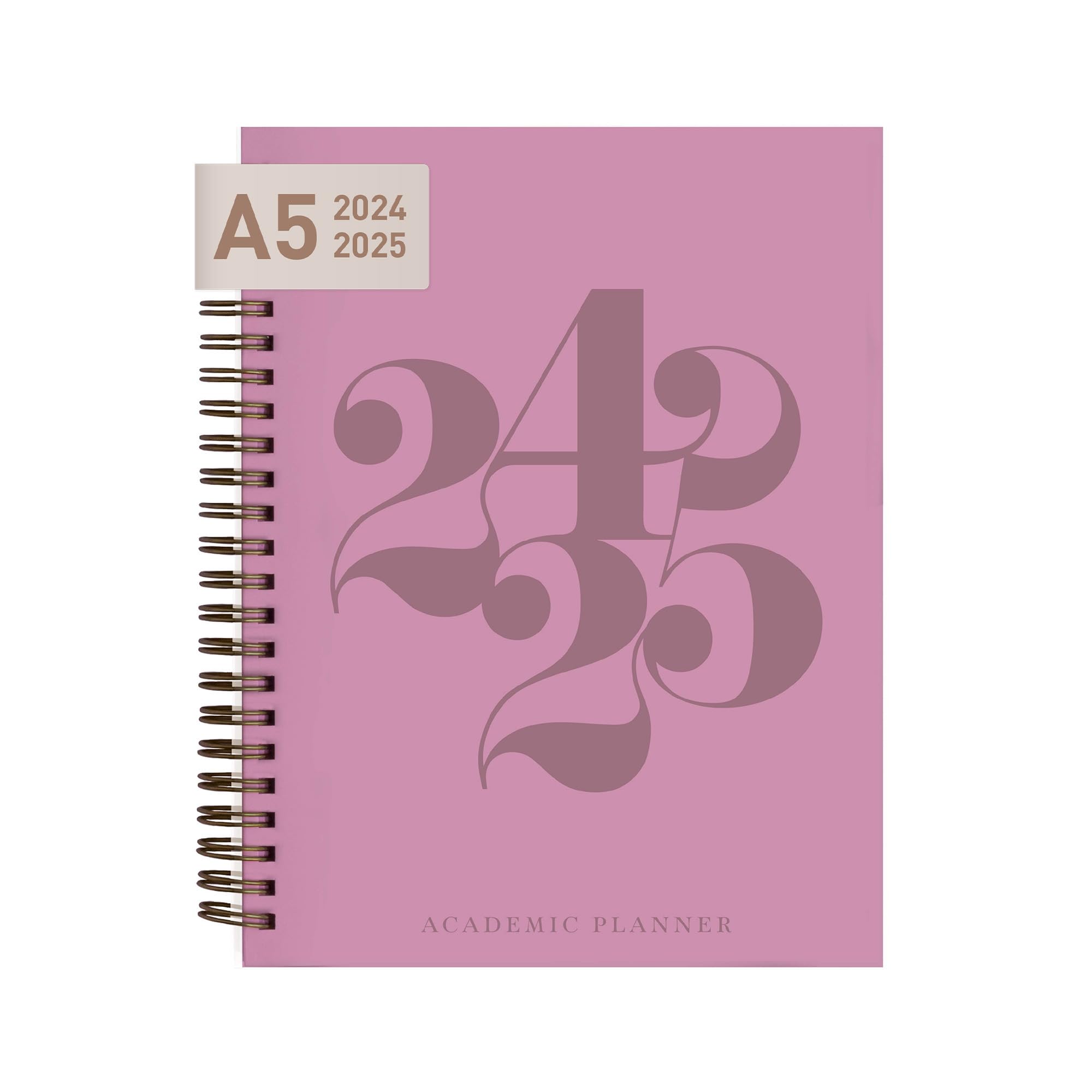 Riley's Planner 2024-2025 Academic Year, 18-Month Curly Weekly Planner - Playful Weekly & Monthly Agenda Planner, Soft Cover, Notes Pages, Twin-Wire