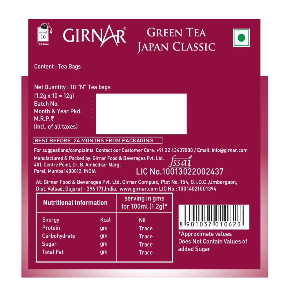 Girnar Green Tea Japan Classic