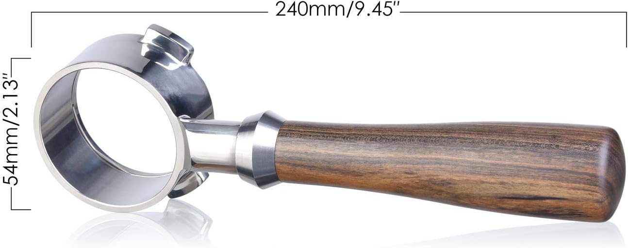 Authentic Crazy Deals 54mm Bottomless Naked Portafilter Compatible with Breville Barista Series and 54mm Breville Machines Best Review 54mm Bottomless Naked Portafilter Compatible with Breville Barista Series and 54mm Breville Machines