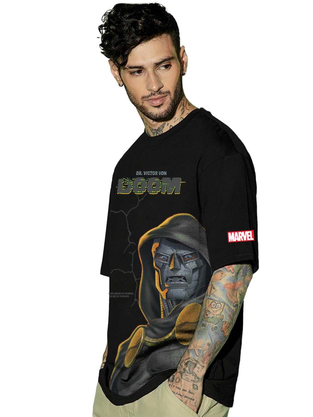 Men's Cotton Graphic Print Oversized Fit T-Shirt-image-41