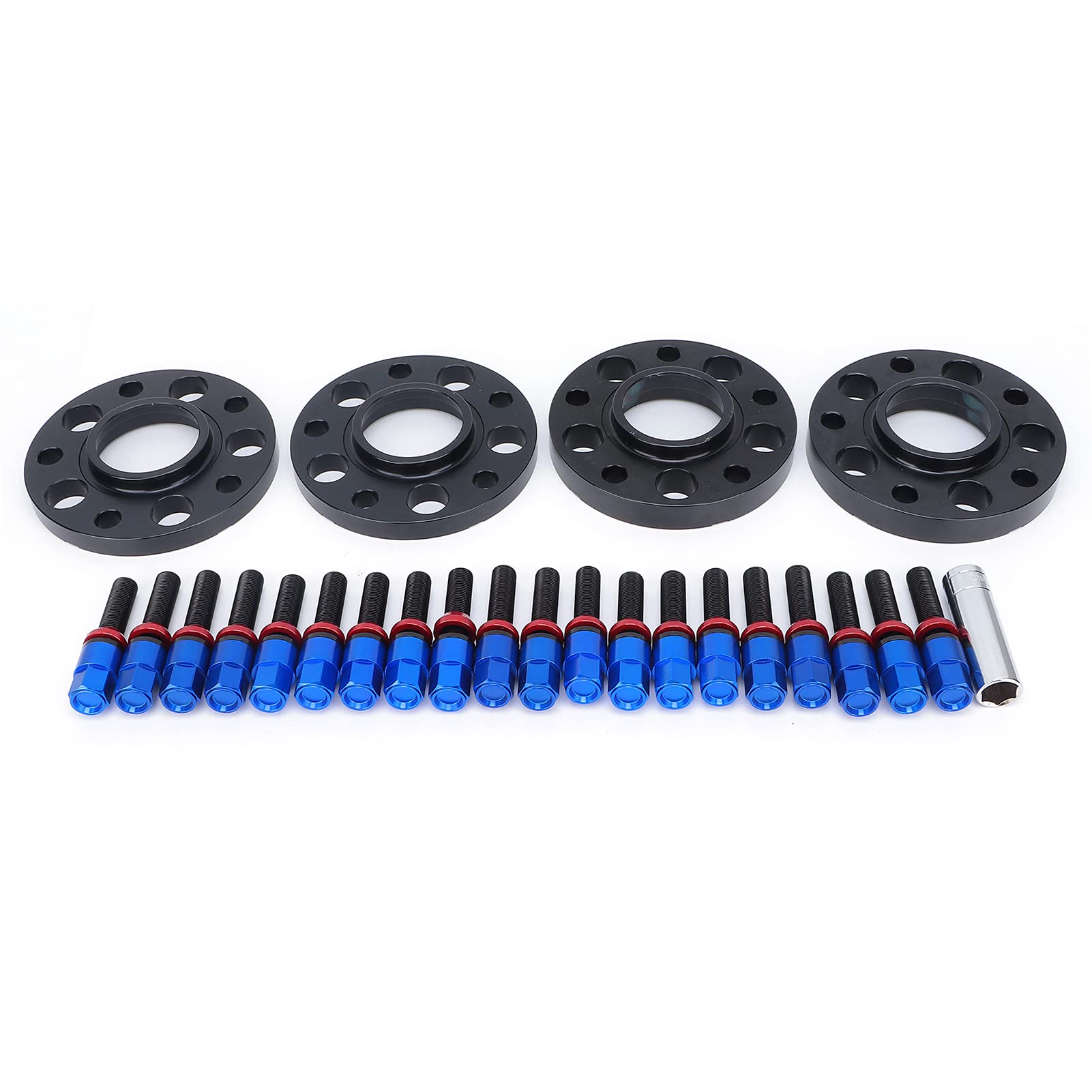 Hub Centric Wheel Spacers dla BMW Serii 1 F20/F21 2014-2019, (BLUE)