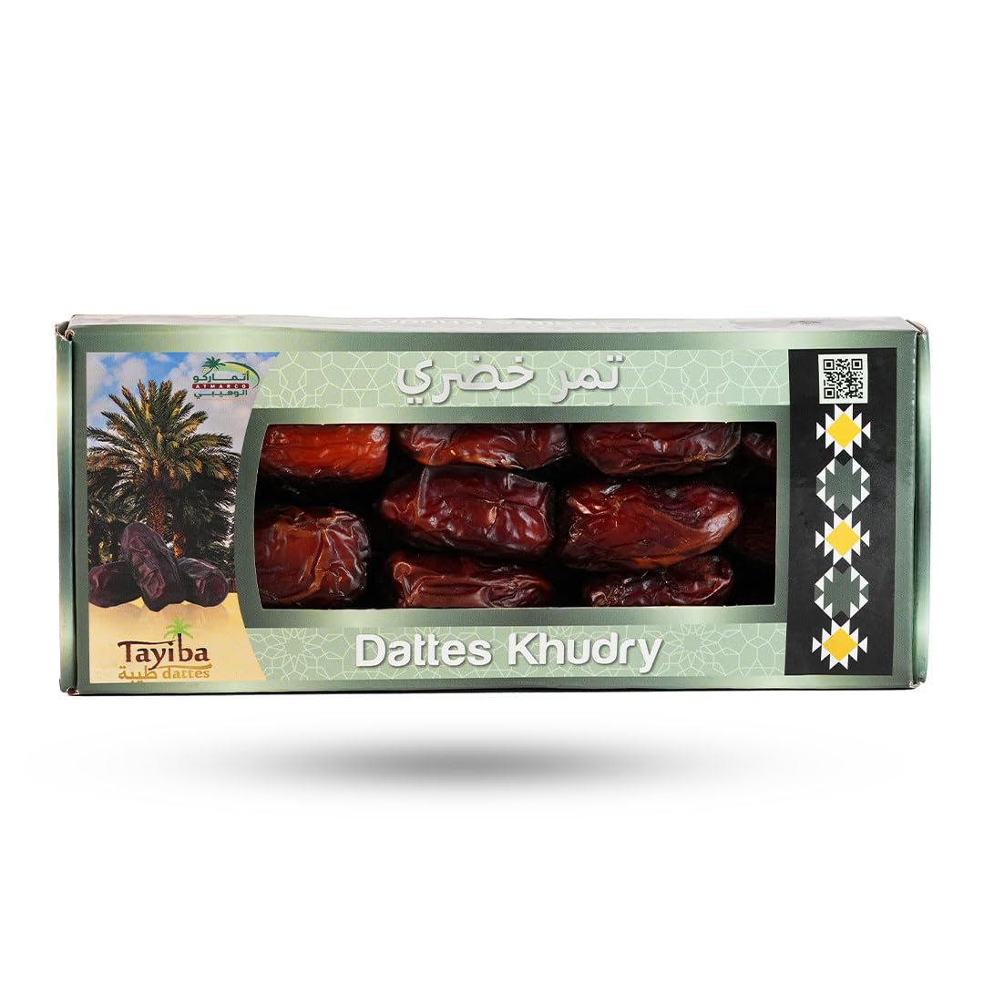 Coffret Dattes Premium Tayiba – Ajwa, Khudry & Safawi – Dattes de Médine – Qualité Supérieure d’Arabie Saoudite – 900g (3x300g)