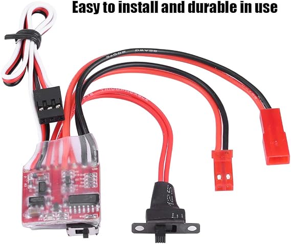 30A Rc ESC, Brushed ESC Winch Switch Controller, Remote Controlled ARY for 1/10 Sc RC Crawler Car