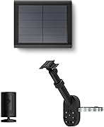 【2023年度グッドデザイン賞受賞】Ring Stick Up Cam Battery (リング スティックアップカム バッテリーモデル) ブラック + ソーラーパネル + ポールマウント| Ring Homeプラン30日間無料体験