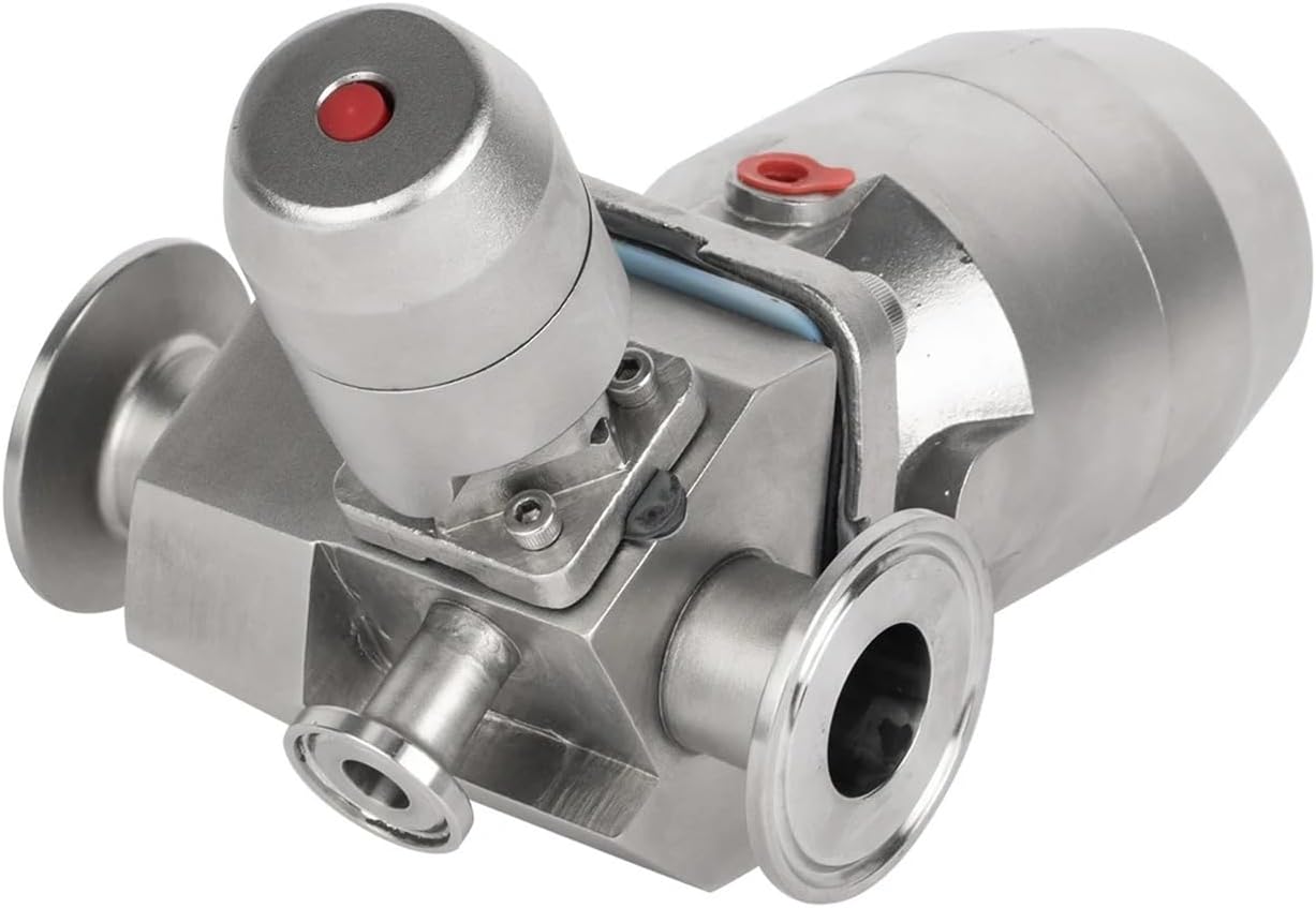 76.2mm Sanitary Stainless Steel Welding Straight Pneumatic Diaphragm Valves With Head