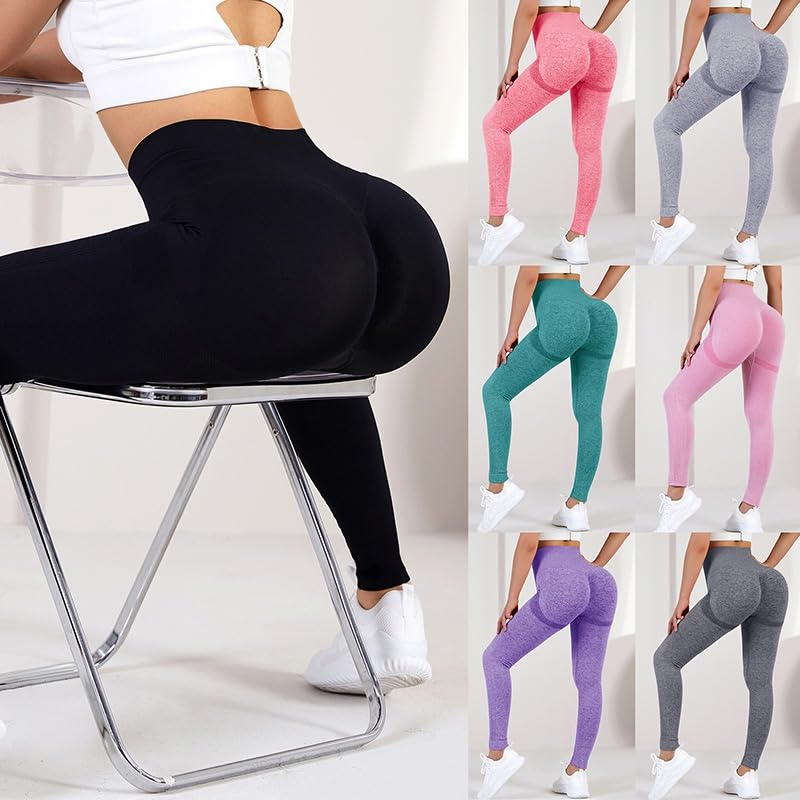 Mallas Deporte Mujer Cintura Pantalones de yoga for mujer, mallas de nailon de cintura alta, pantalones largos de fitness for mujer, mallas moldeadoras de cuerpo con efecto push up, ropa de entrenamie