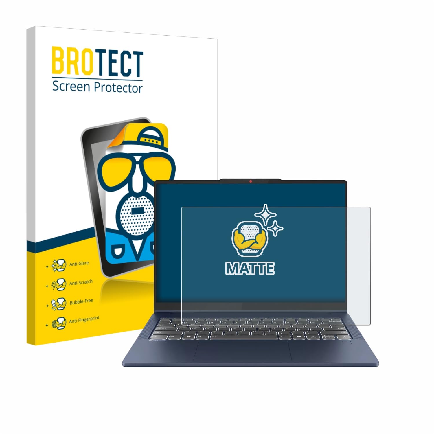 brotect Pellicola Protettiva Opaca per Lenovo IdeaPad 5 2-in-1 Gen 10 14" Pellicola Protettiva Anti-Riflesso