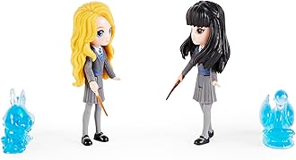 Wizarding World Harry Potter, Magical Minis Luna Lovegood and Cho Chang Patronus Friendship Set with 2 Creatures, Kids’ Toys for Ages 5 and up