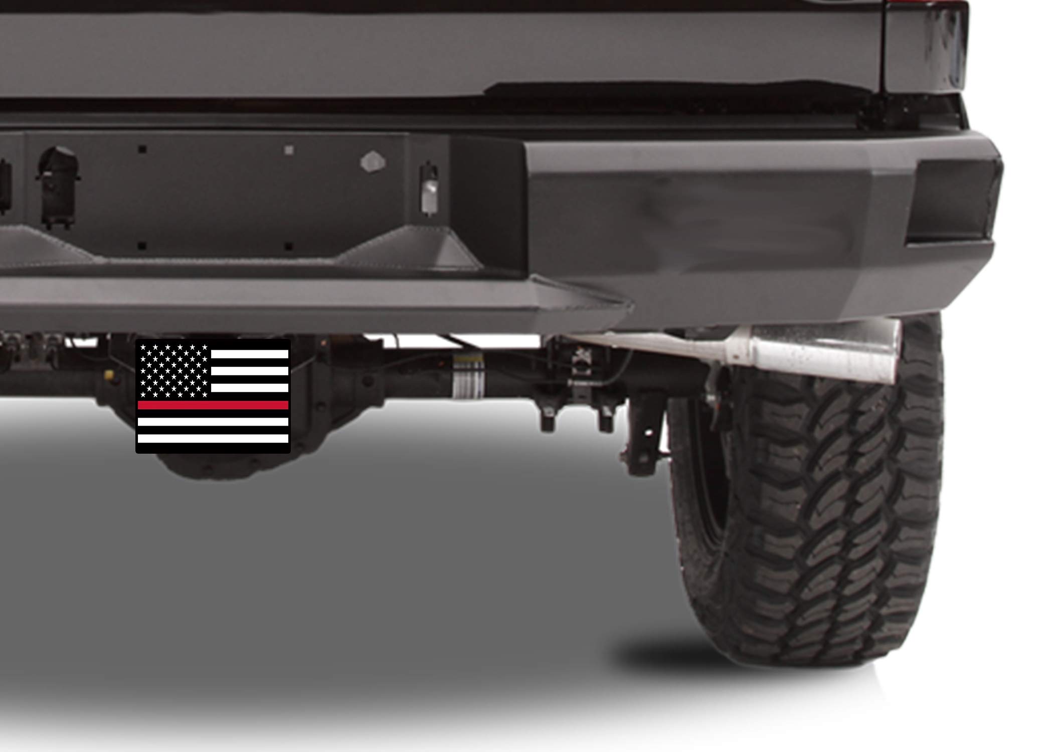 Firefighter Trailer Hitch Cover From Redeye Laserworks - View #10