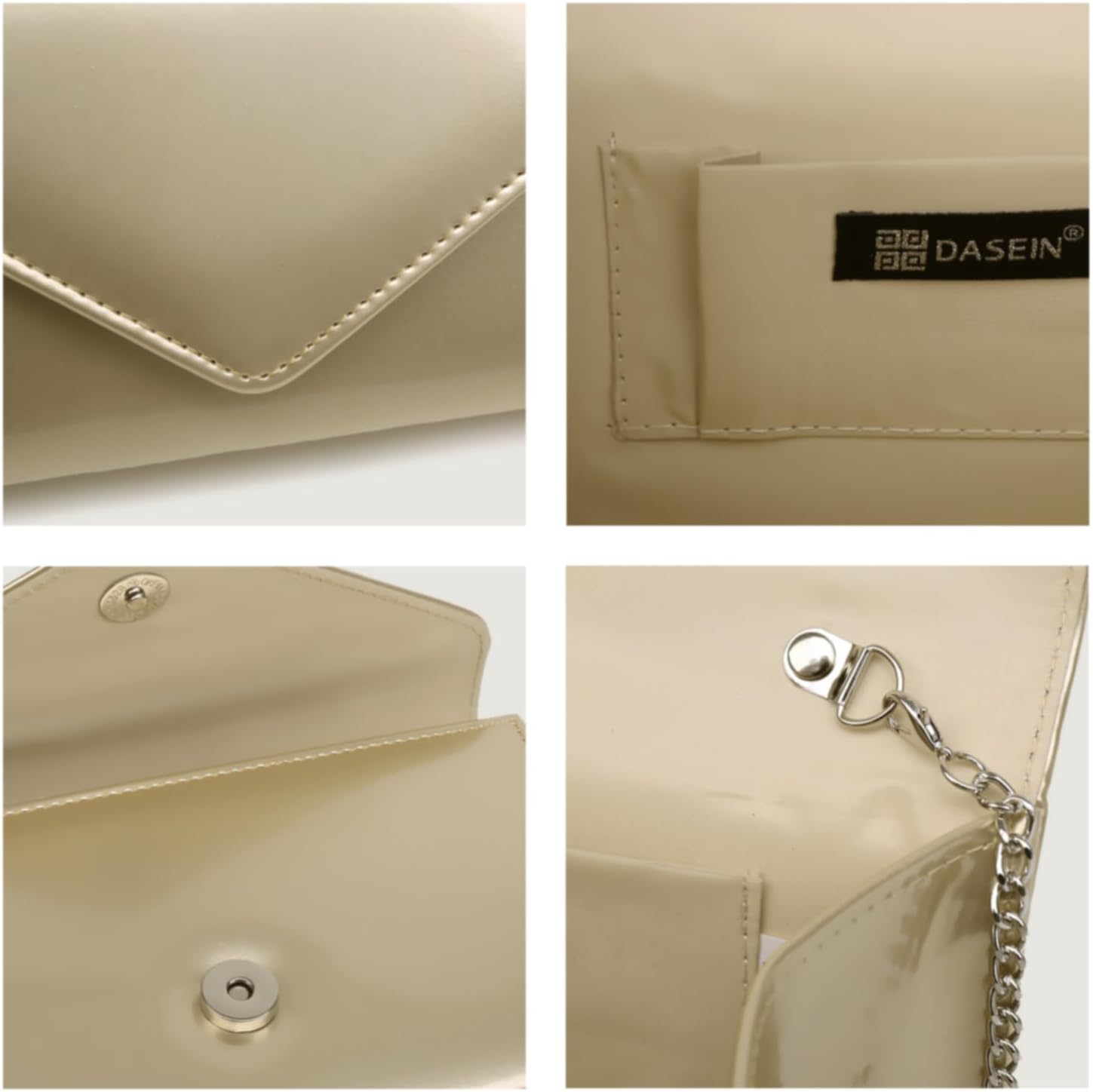 Dasein Women Glitter Evening Bags Formal Clutches Wedding Purses Party Dressy Clutch Purse Cocktail Prom Handbags - Image 6