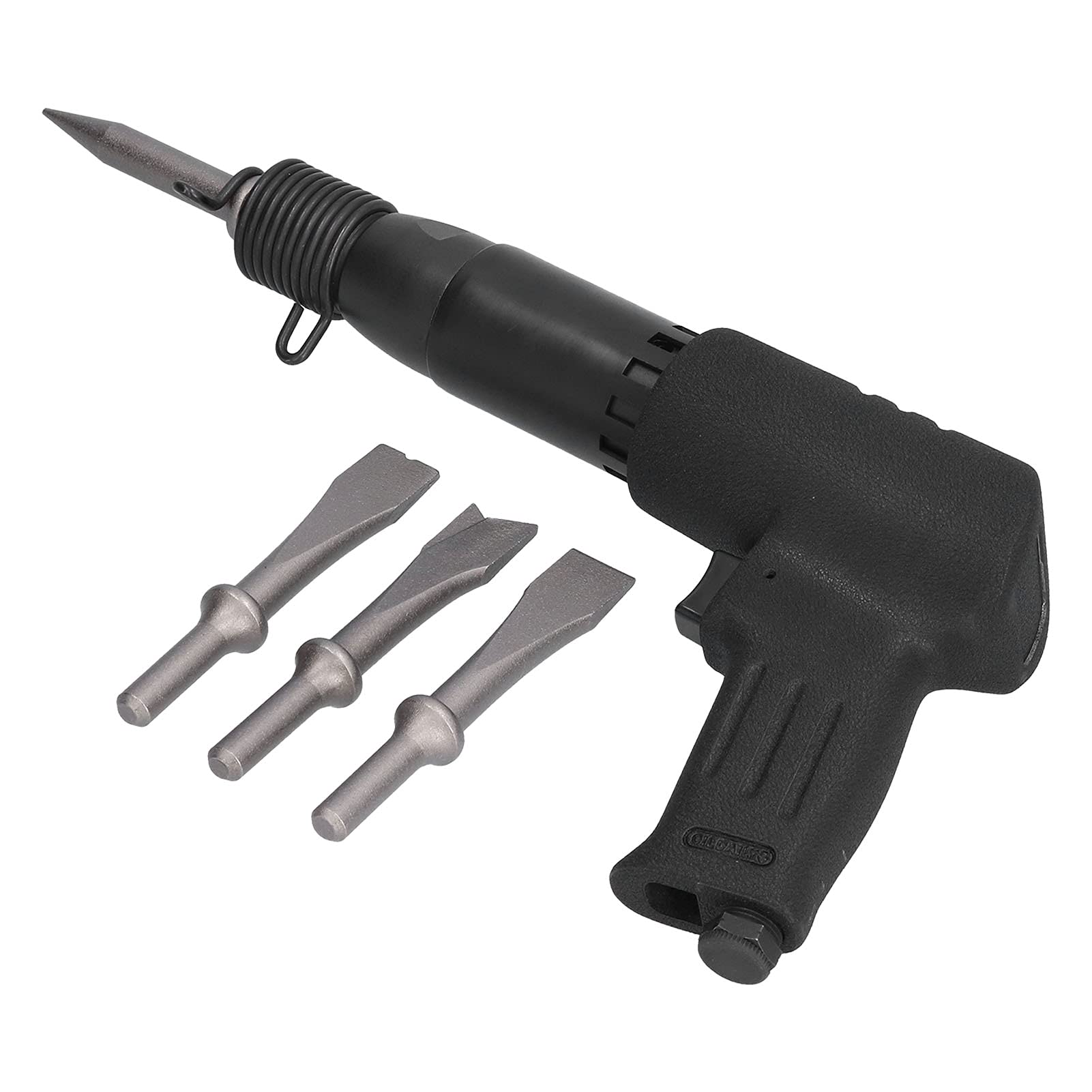 Cocoarm Młotek Pneumatyczny Łopata Dłuto Pneumatyczne ze Stali Stopowej KP 767 2100 uderzeń na minutę Trzpień 10 Mm 6,2 Kg Cm2 Typ Prosty do Kucia w ścianach Ceglanych Naprawy Murarskie i