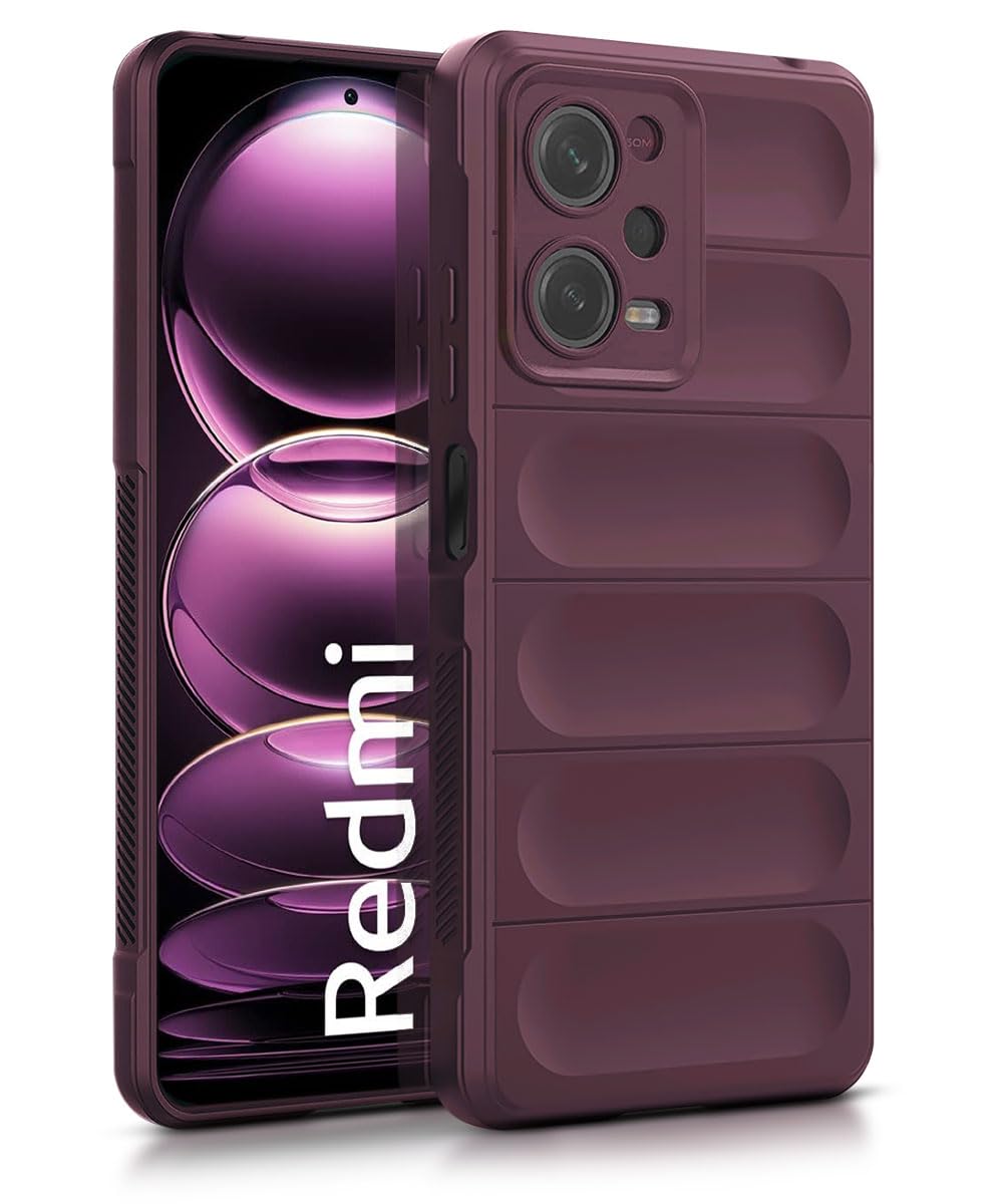 WOW IMAGINE Ultimate Silicon Back Cover Case for Xiaomi Redmi Note 12 Pro 5G | Military Grade Drop Protection Shockproof Bumper | Anti-Slip Grip | Scratch Proof Micro-Fibre Cloth Inside (Crimson Red) (B0C9Q5C44G) Amazon Price History, Amazon Price Tracker