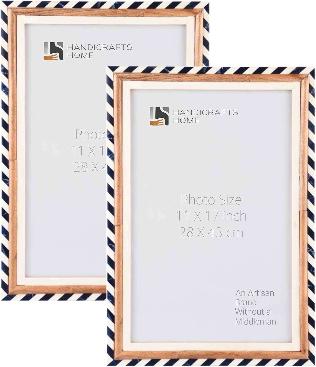 Handicrafts Home 11" x 17" picture frame set of 2 Poster Document & Certificate Wall Art Poster Photo Frames Collection