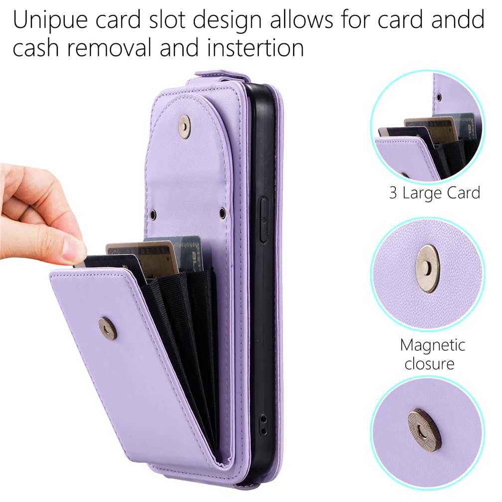 Slanke Wallet Case voor Google Pixel 10 Pro XL, PU Lederen