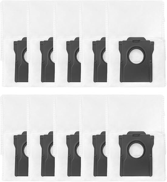 Sacchetti di Ricambio per Aspirapolvere Dreame D20/D30 Ultra, F10 Plus, per Mova Mobius 60, Sistema di Filtrazione a 4 Strati Efficiente, Facile da Installare Accessori per Aspirapolvere Non - 1