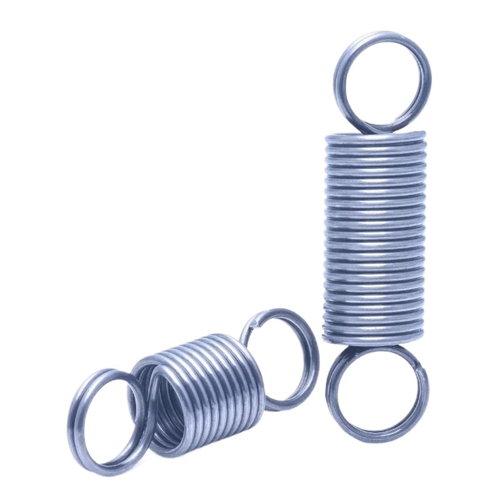 Extension Springs 20 Pcs Spring Steel Tension Spring 0.8mm Wire Dia Extension Springs with Hook Ends Small Extension Springs(45mm)