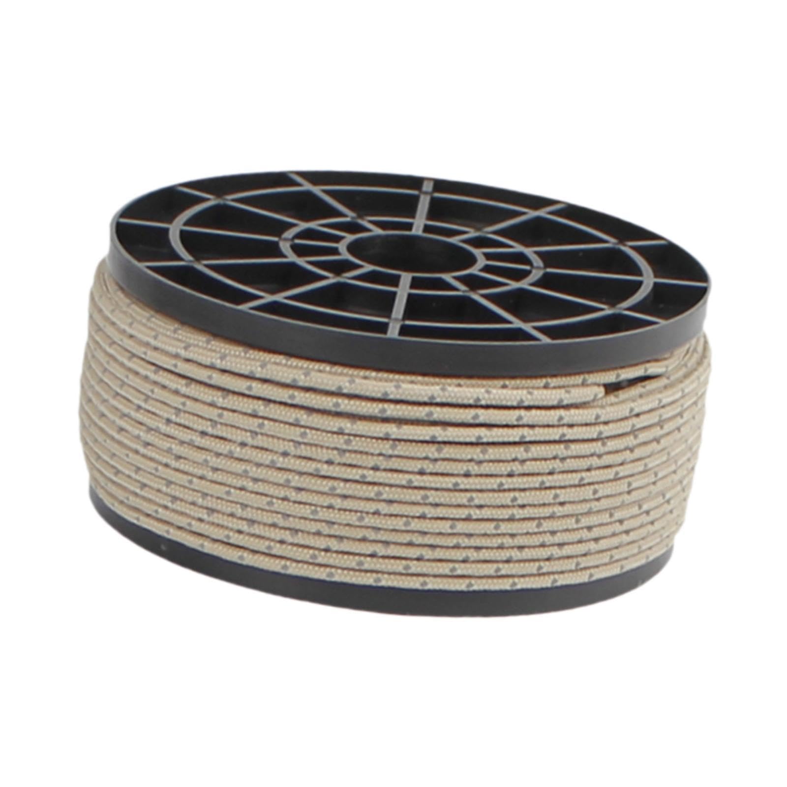 MERISHOPP Tent Guide Rope Multipurpose Reflective guyline for Backpacking Fishing Tarp Khaki| Sports Equipment | Outdoor Sports Gear | Exercise Gear-image-19