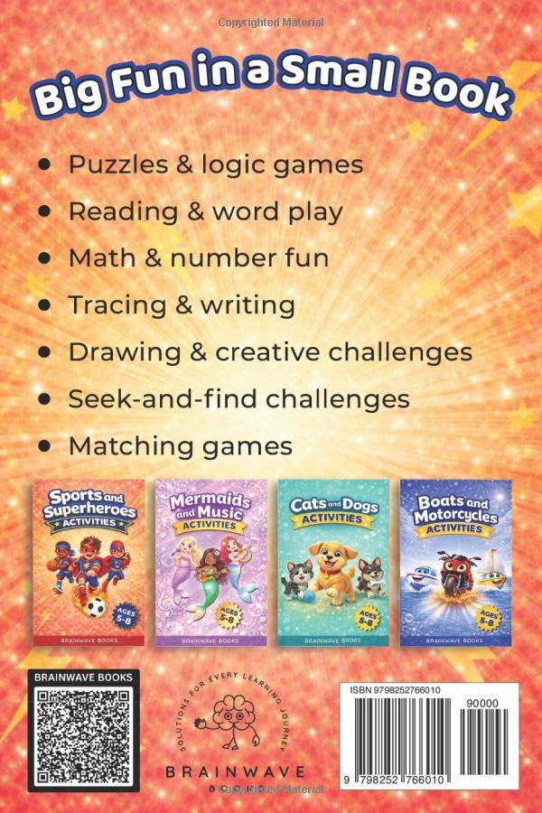 Sports and Superheroes Activities: Packed with Puzzles, Games & Screen-Free Fun — A Compact Activity Book for Kids Ages 5–8 image 3