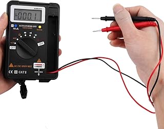 Multi Meter Digital Multimeter Tester, AN8203 Digital Multimeter AC/DC Voltmeter Ohm Meter LCD Display 4000 Counts, Car Battery Tester Circuit Tester
