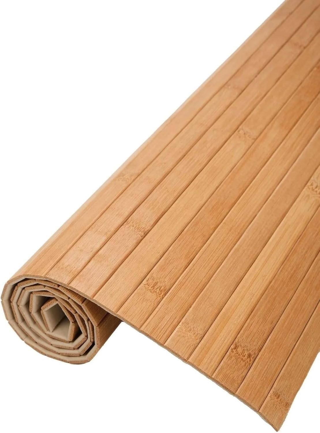 Orret Home Kaydırmaz Tabanlı Bambu Banyo Paspası – 70x45 cm Doğal Ahşap Bambu Mat, Suya Dayanıklı, Kaymaz Paspas, Dekoratif ve Hijyenik Zemin Kaplama (1, 50x120)