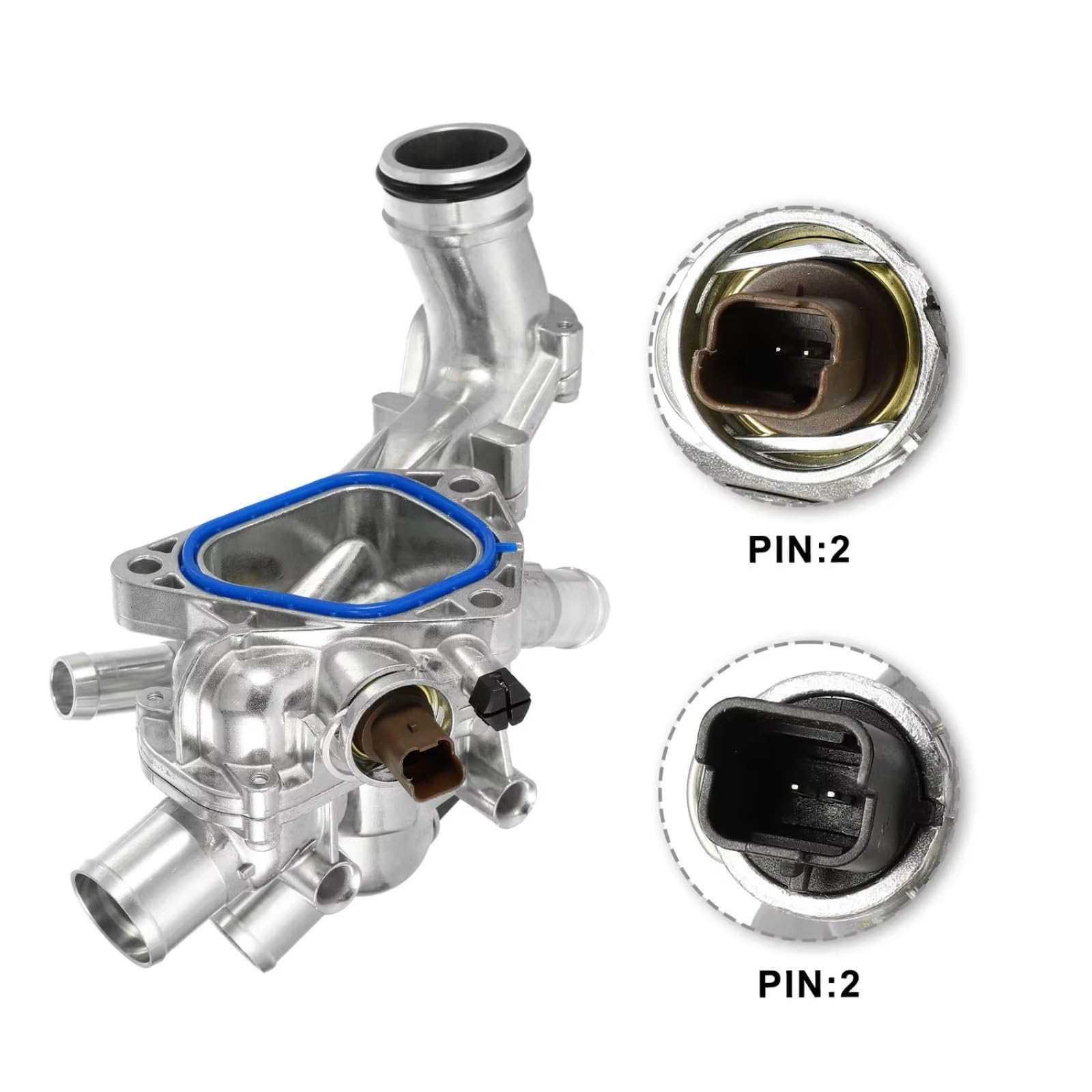 Obudowa termostatu płynu chłodzącego do Citroën C4 Picasso I (2007-2013), numer części 7136105J