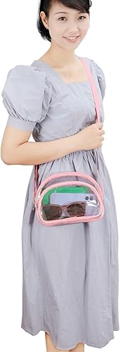 Miniatura 6 de Higuyst Mini Clear Purse Stadium Approved, Small Clear Bags for Concert Festival Sports Events
