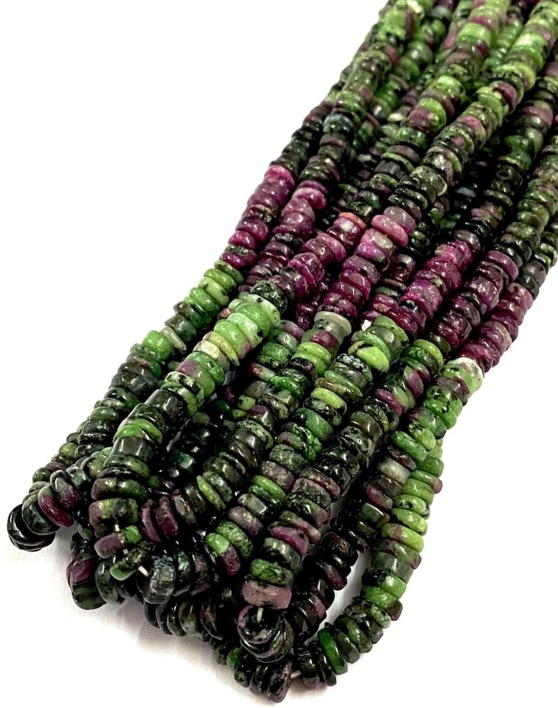 Rubis naturels perles rondes 6 x 7 mm longues fabrication bijoux colliers bracelets pierres fines