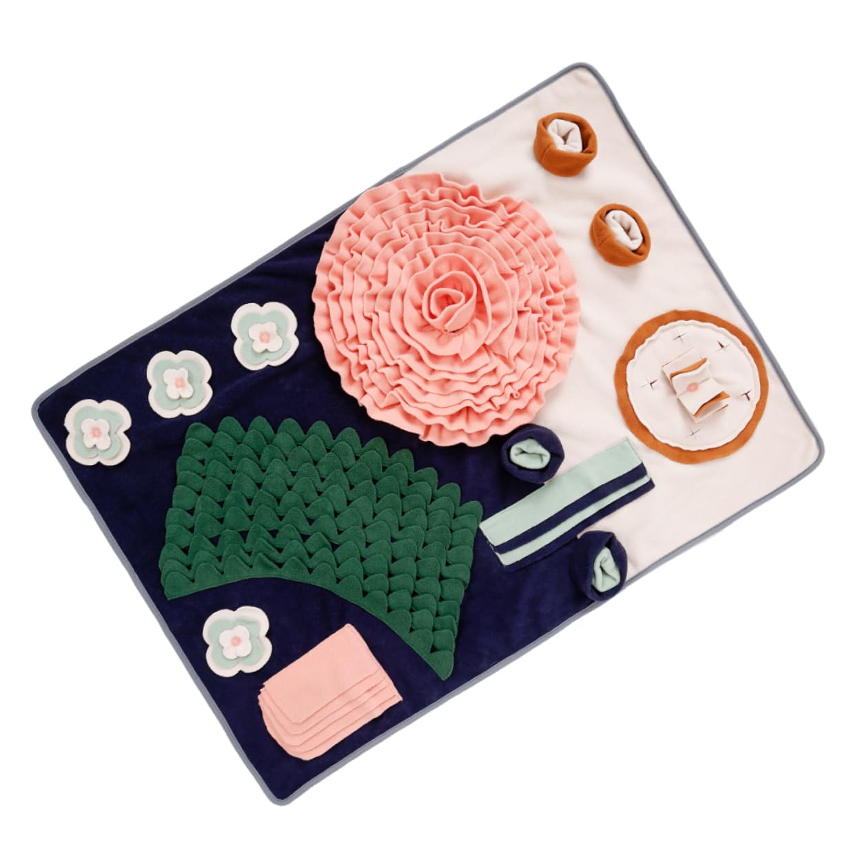 Tapis de reniflage pour chiens contre l'ennui et le stress tapis en feutre