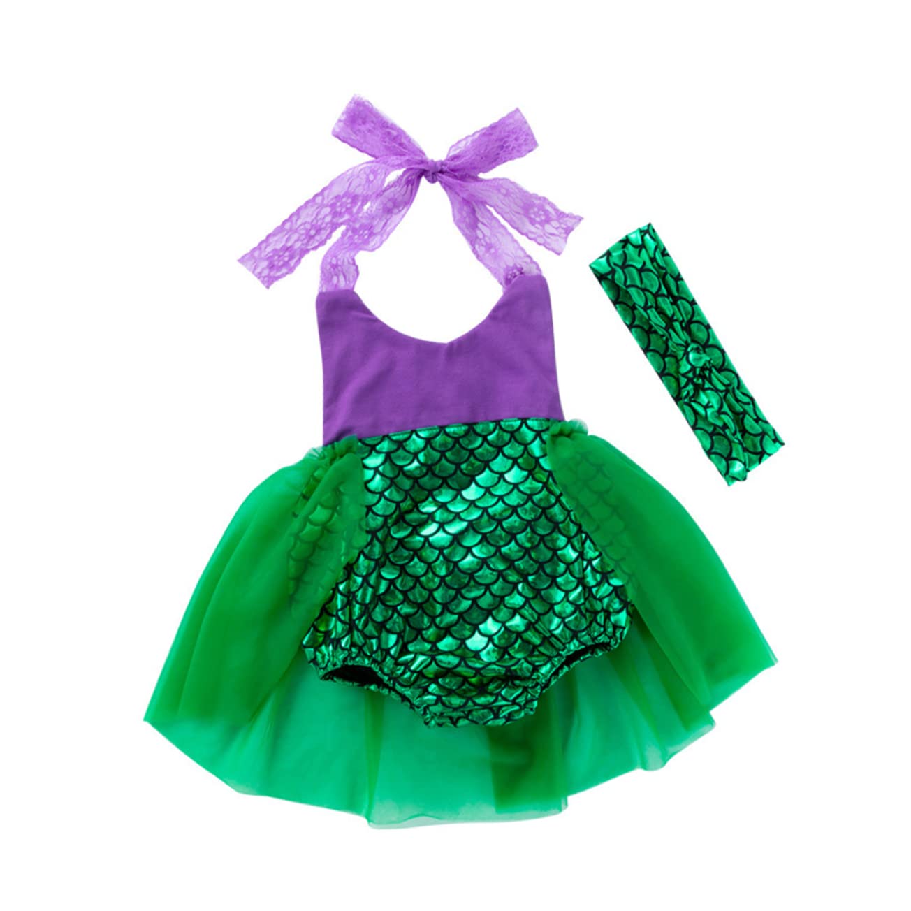 PartyKindom Baby Girls Summer Outfit Tutu Skirt Set Newborn Photo Shoot Dresses Romper Dress Baby Girls Romper Skirt