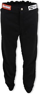 Racing Driver Fire Suit Pants Single Layer SFI 3.2A/ 1 Black Medium 112003