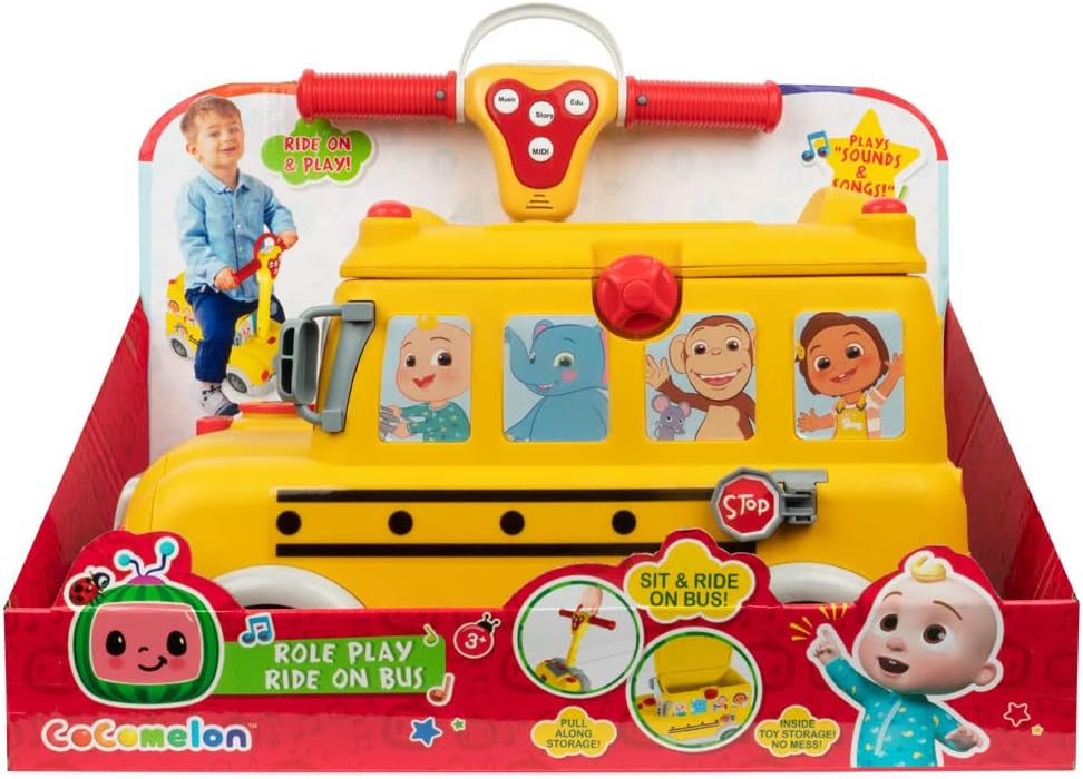 Sinco Creations Cocomelon Ride On Bus Roleplay Set