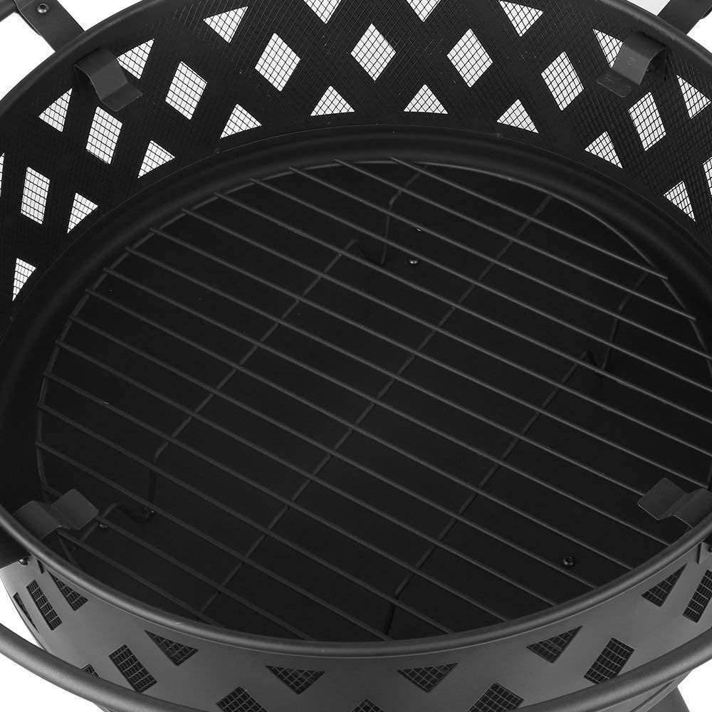 Mały grill Przenośny grill węglowy na piknik na tarasie w ogrodzie Camping Podróże Gotowanie na świeżym powietrzu