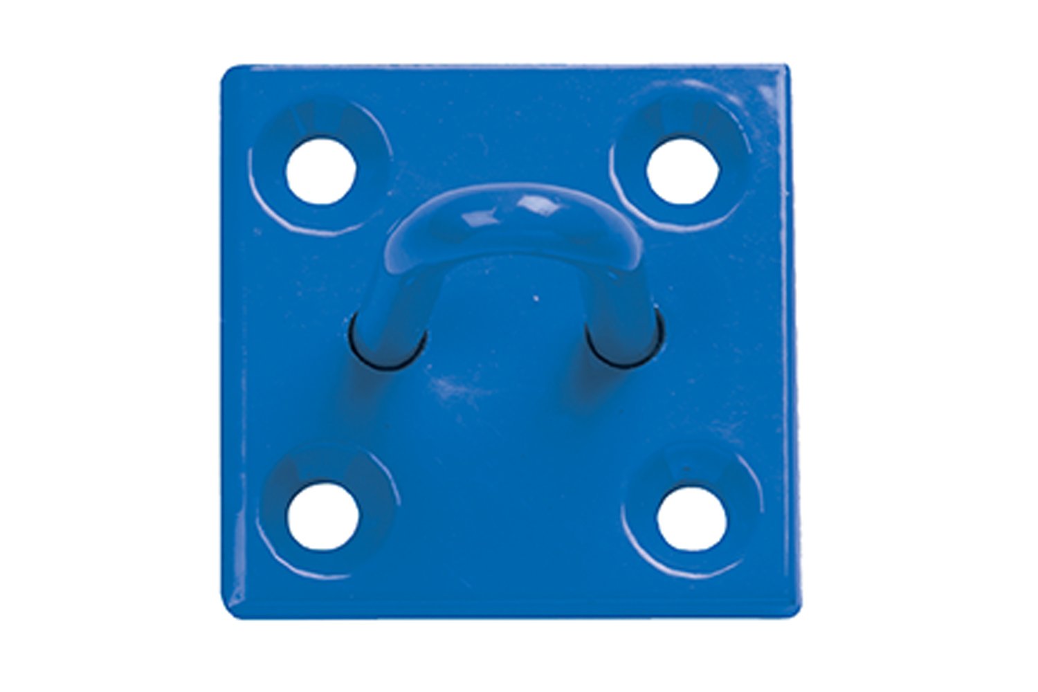 Perry Equestrian 512-PP0000BL 50 mm x 50 mm no.512/PP Chain Staple on Plate-Pack of 2 prepacked, Blue