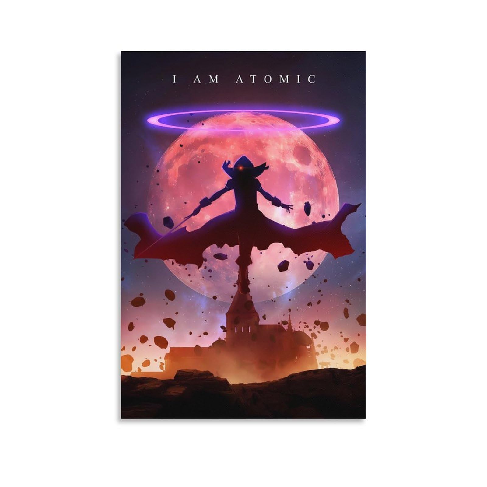 GenericThe Eminence in Shadow Cid Anime Poster Wall Art Canvas Print Poster Home Bathroom Bedroom Office Living Room Decor Canvas Poster Unframe:12x18inch(30x45cm)