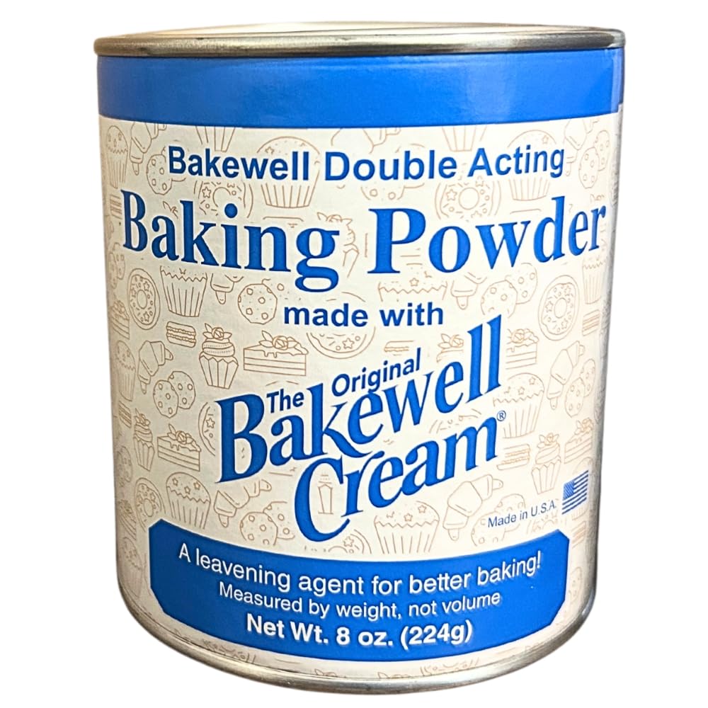Original Bakewell Cream Double Acting Baking Powder, 8 Ounce Can