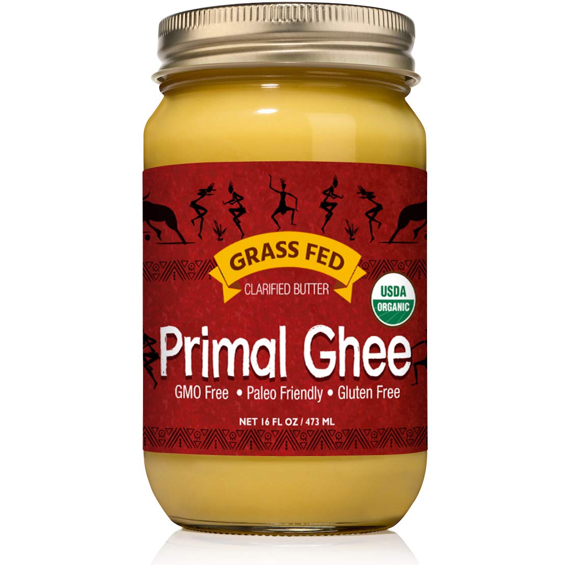 Buy Primal Ghee Grass Fed Unsalted Clarified Butter Pure GMO Free