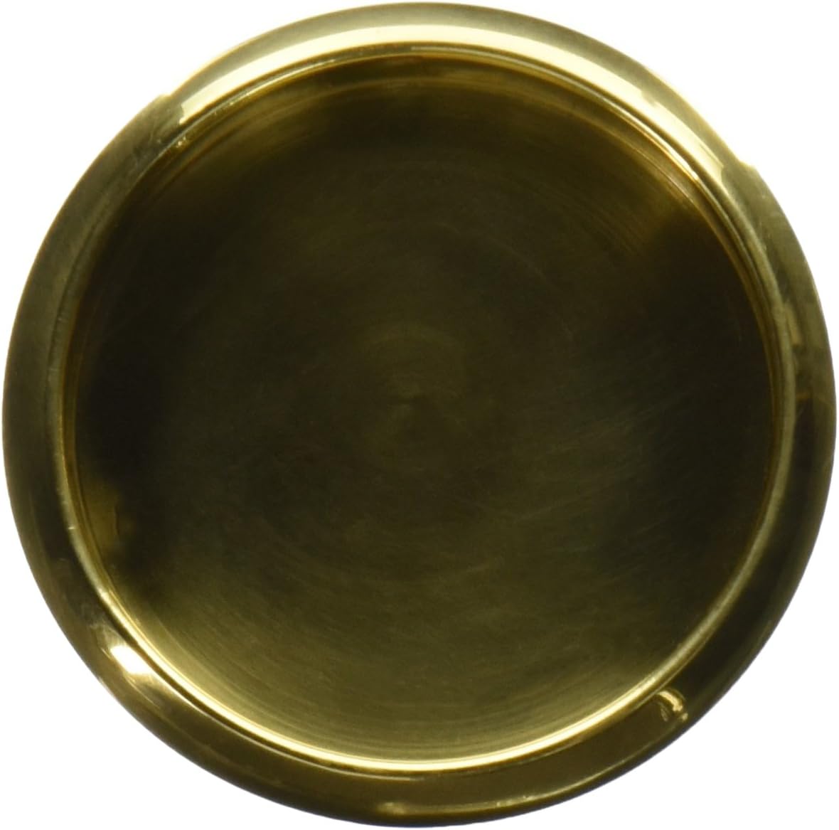 Deltana FP221RU5 Round 21/8-Inch Diameter Solid Brass Flush Pull