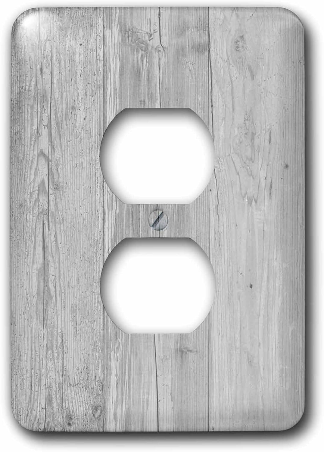 3dRose lsp_203980_1 Print Of Country Gray Barnwood Single Toggle Switch