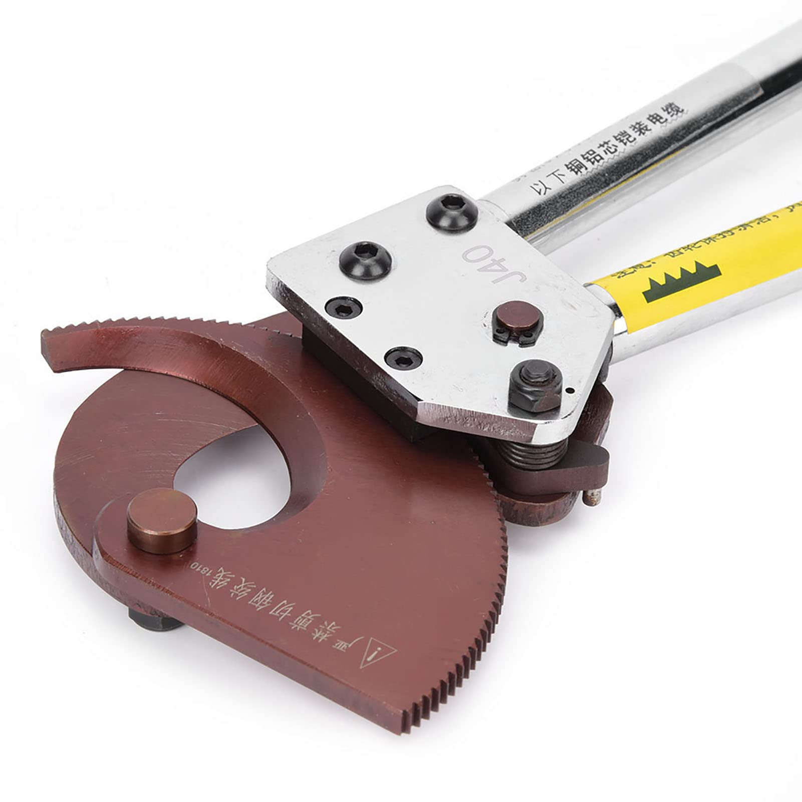 Cryfokt Professional Ratchet Cable Cutter Durable Manganese Steel Hand